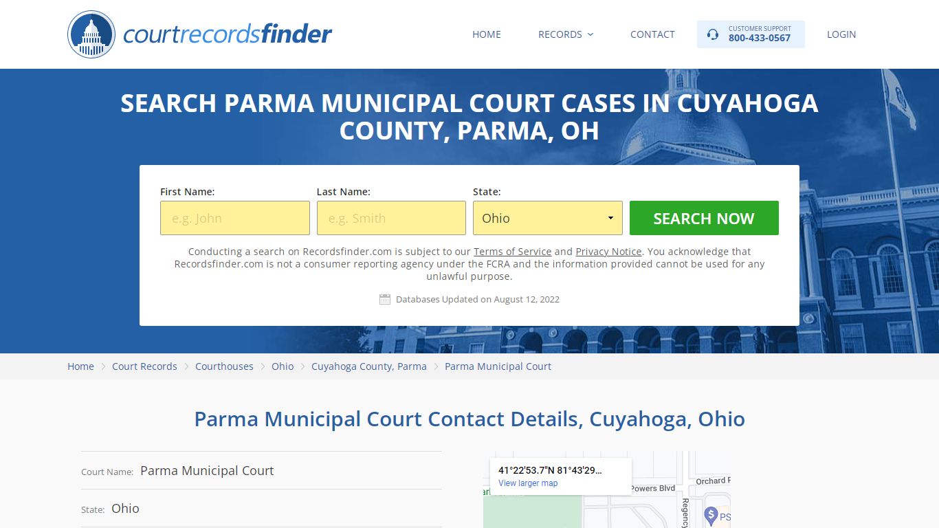Parma Municipal Court Case Search - Cuyahoga County, OH ...