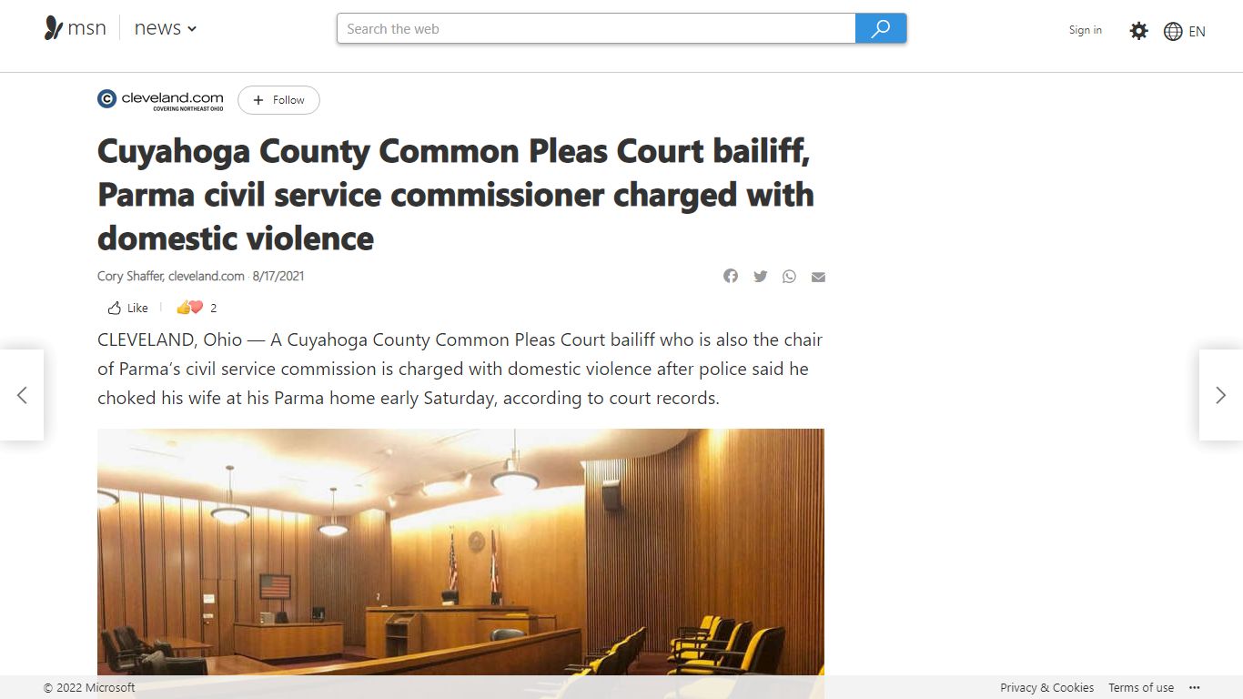Cuyahoga County Common Pleas Court bailiff, Parma civil ...